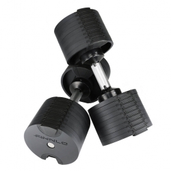 Hantle systemowe ze stojakiem FINNLO SMART LOCK 32 kg