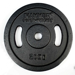 Obciążenie czarne HAMMER 2 x 20 KG