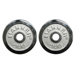 Obciążenie chromowane HAMMER 2 x 2,5 KG